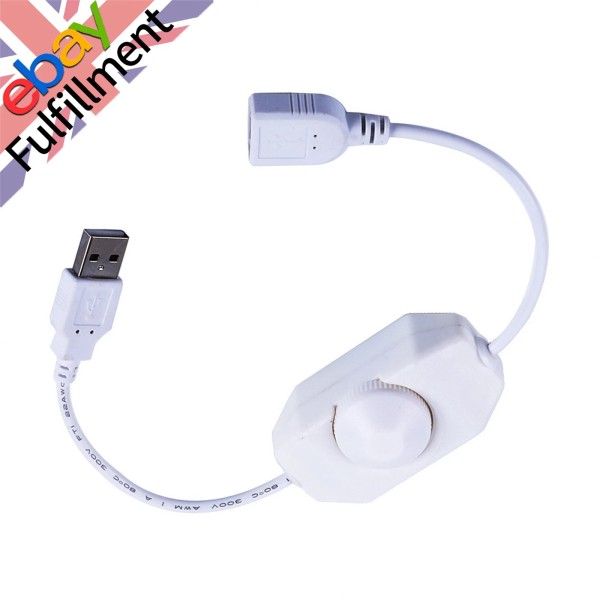 Universal White 5V LED Knob Dimmer Rotary Brightness Controller For