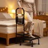 2 Step Stool with Handle for Elderly Heavy Duty Bed