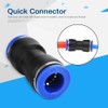 Akozon Pneumatic Fittings for Air Hose One-Touch Fittings 35pcs Straight