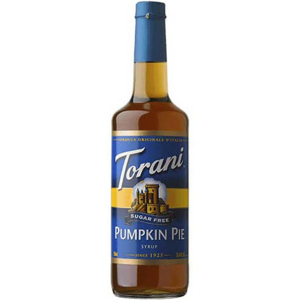 TORANI Sugar Free Pumpkin Pie Syrup, 750ml PET