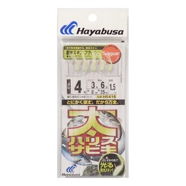 Hayabusa HS416-4-3 Thick Harris Sabiki Luminous Skin Flash 4-3