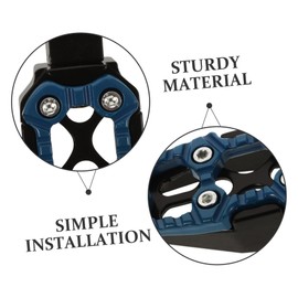 FUNOMOCYA Mini Bike Foot Pegs Aluminum Alloy Motorcycle Accessories Easy Installation Durable Comfortable Foot Pegs