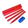 Faithfull FAICPR12S 12 Medium Carpenters Pencils and Carpenters Pencil Sharpener