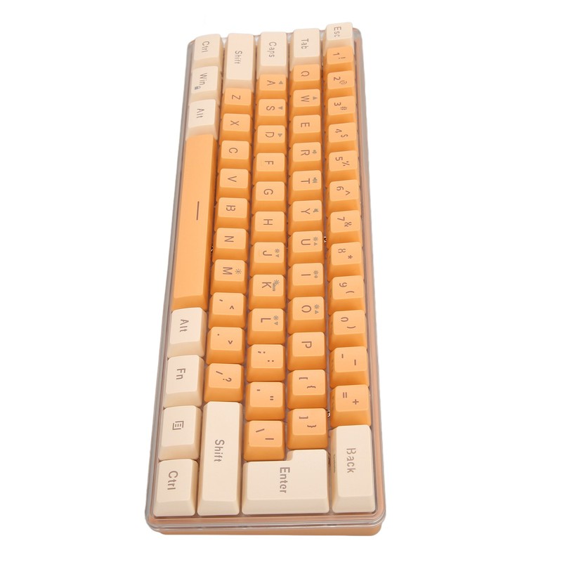 Gaming Keyboard USB 61 Keys Contrast Color RGB Light Key