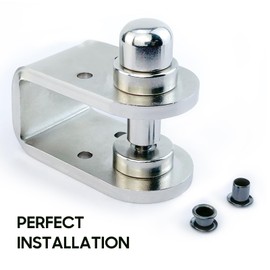 Kydex Eyelets Tool,Eyelet Setting Tool 1/4" with GS 8-9 50pcs ＆ 8-12 50pcs Eyelet Flaring Tool Die W/Guide DIY Grommets for Gun Holsters Knife Sheaths etc.