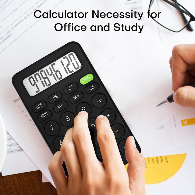 Cute Calculator, Basic Four Function Calculator for Teachers Students Basics