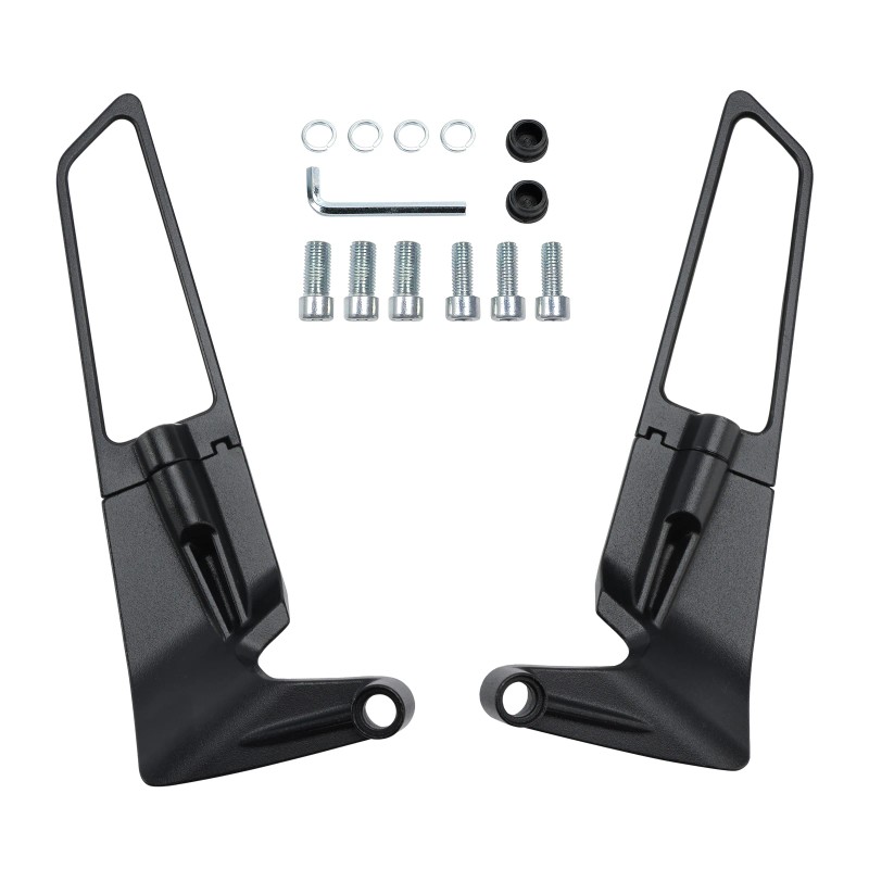 Rearview Winglet Mirrors For Yamaha MT07 MT-07 MT09 MT-09 MT10