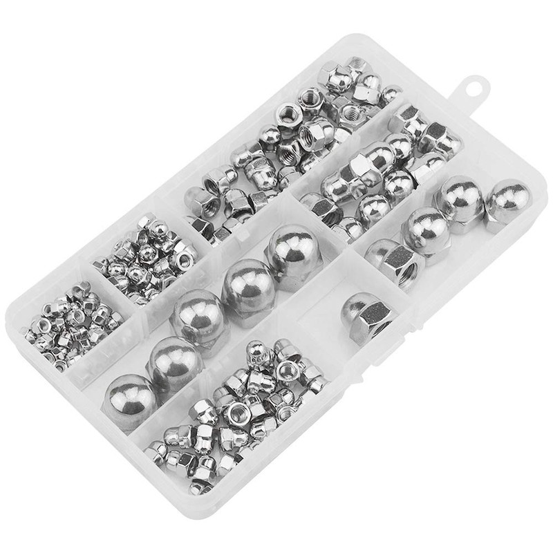 BGTXINGI 140Pcs 7Kinds 304 Stainless Steel M3 M4 M5 M6