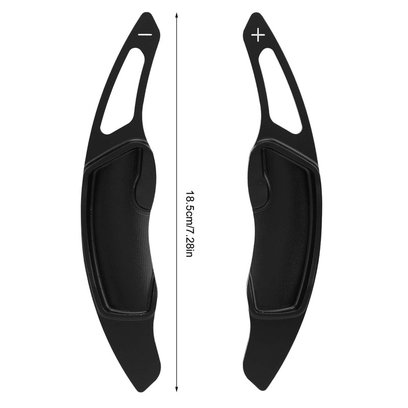 Aramox 1 Pair Aluminum Alloy Paddle Shifter Extension Steering Wheel