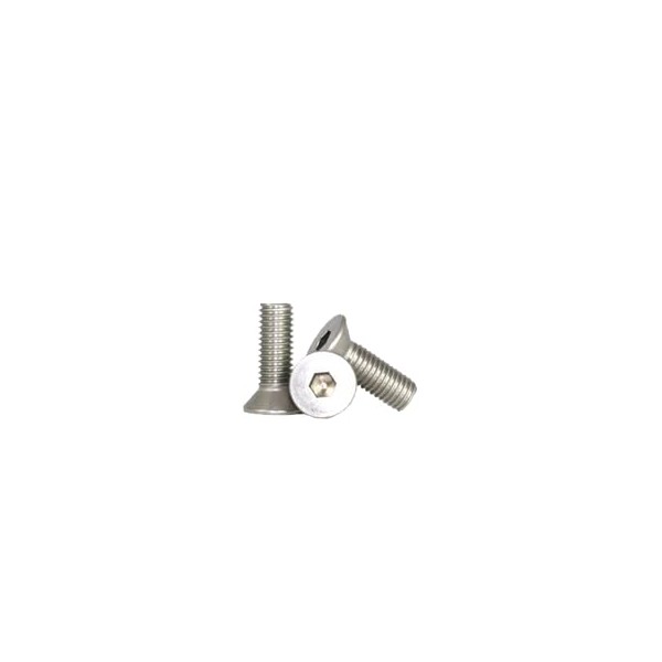 1/4"-20 x 2 Non-Standard Flat Head Socket Cap Screws, 18-8