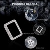 ZSJO Bling Hazard Warning Button Cover Sticker Fit for 11th