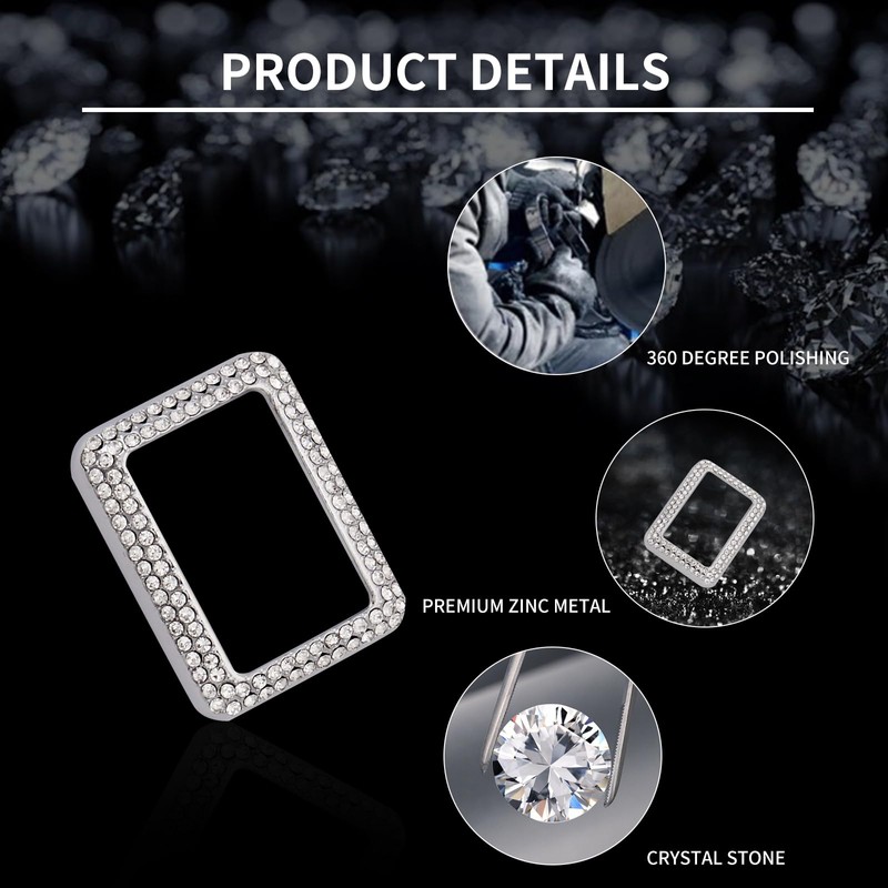 ZSJO Bling Hazard Warning Button Cover Sticker Fit for 11th