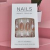 Stiletto Press on Nails White French Tip Fake Nails with