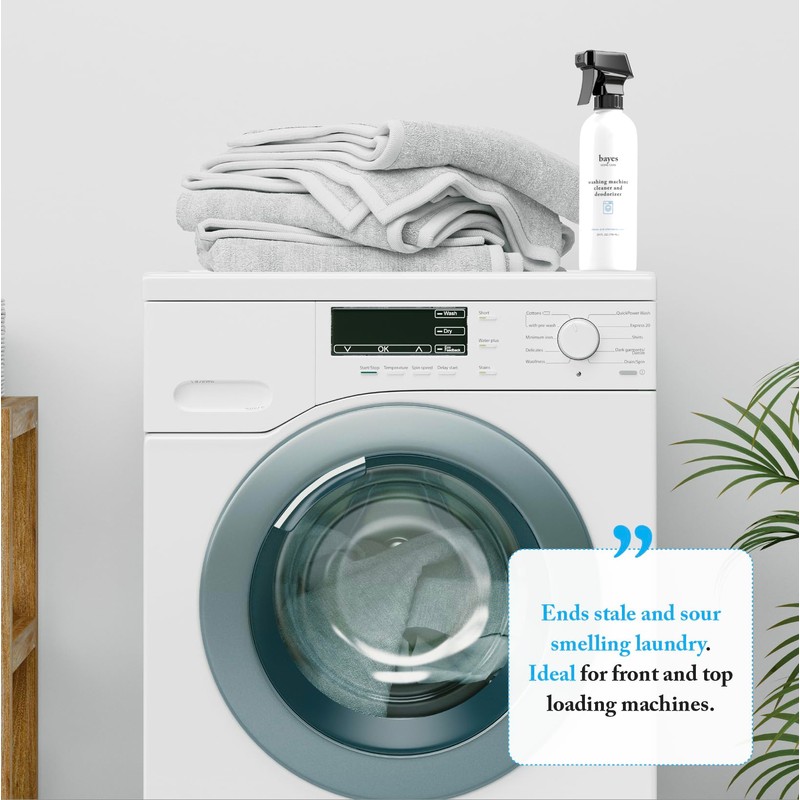 Bayes Washing Machine Cleaner & Deodorizer - Cleans and Eliminates