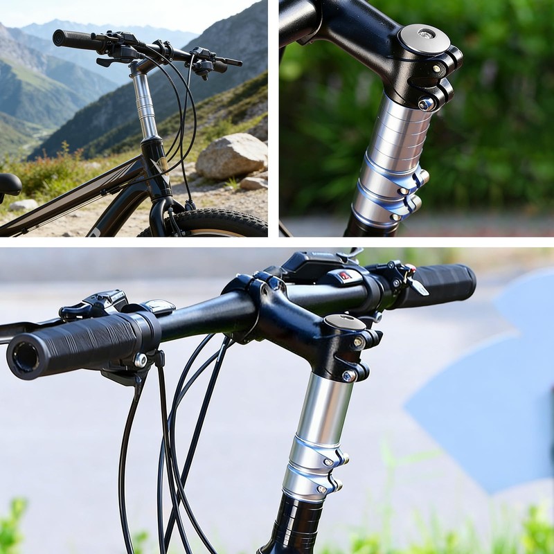 Rthynti Bike Stem Riser, 28.6mm Bike Stem Riser Extender, Bike