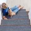 Ottomanson Non-Slip Rubberback Solid Design 8" x 30" Indoor/Outdoor Stair