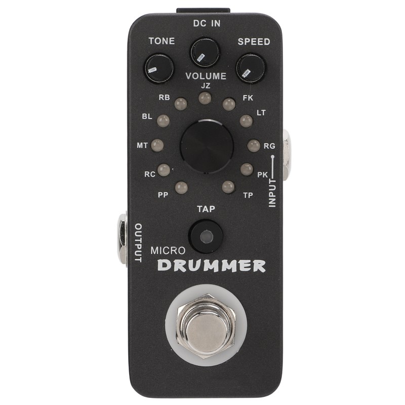 Drum Machine Pedal 121 Drum Loops Electric Guitar Monoblock Effect