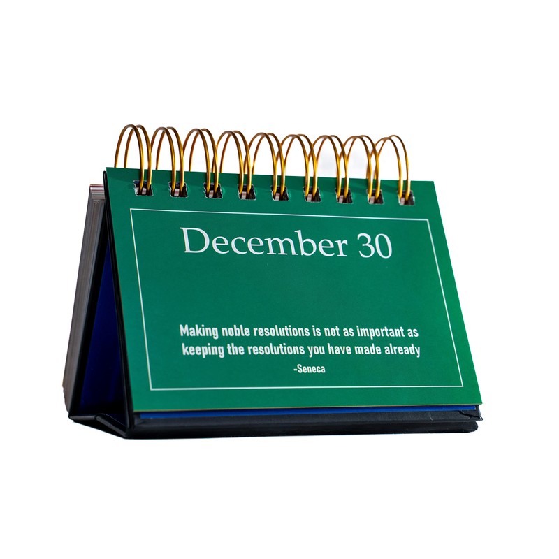 Stoic Quotes Daily Flip Calendar Perpetual 365 Days Inspiration Motivation