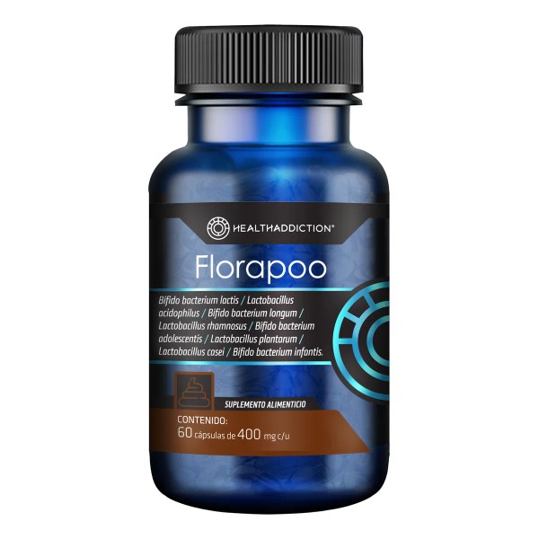 HEALTHADDICTION - Probióticos Florapoo - Alivia Estreñimiento y Mejora Digestión