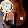 Violin Hygrometer, Portable Alloy Round Hygrometer Indoor Violin Guitar Case