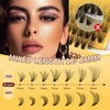 QUEWEL DIY Lash Extension Kit 320Pcs Fluffy 3D Lash Clusters