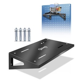 Heavy Duty Metal Pressure Washer Shelf, 20" x 12" Wall Mount Electric Pressure Washer Bracket Shelf, Fit for Garages Workshops Sheds