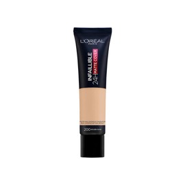2 x New L'Oreal Infallible 24H Matte Cover Foundation 30 ml - 200 Golden Sand
