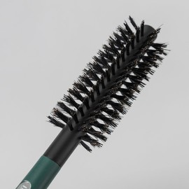 Weshen Rubber Grip Boar Bristle Roll Brush_Green / 러버그립 돈모 롤브러쉬_그린