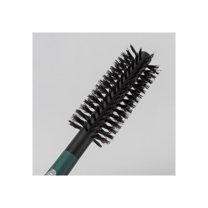 Weshen Rubber Grip Boar Bristle Roll Brush_Green / 러버그립 돈모