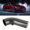 Universal Car 75mm Inlet Carbon Fiber Look Steel Cold Air