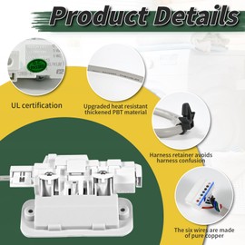 W10810403 W10861642 W10787836 Washer Lid Lock Assembly Fit for whirlpool Cabrio kenmore Series 600 700 maytag Bravos XL