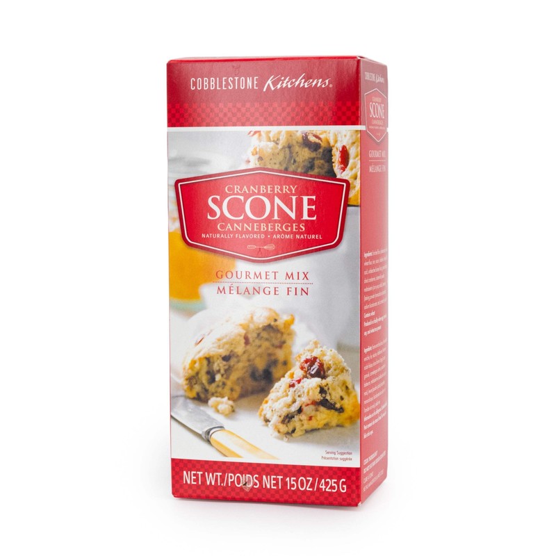 CobbleStone Kitchen Cranberry Scone Mix | Pack of 4 |