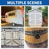 TamBee Black Gate Hinges Shed Hinges Heavy Duty Gate Hinges