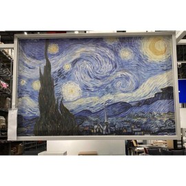 Ikea Bjorksta Print on Canvas Starry Night VINCENT VAN GOGH 30¾ x 46 LAST CHANCE - SILVER FRAME