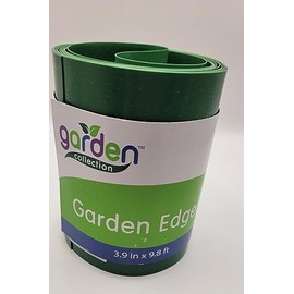 NB Vinyl Green Outside Garden Edger Size 3.9 in x 9. 8ft Flowers Grass Landscaping