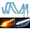 PUNKZZ 60cm Par Tira Led Drl Flexible Direccional Secuencial Auto