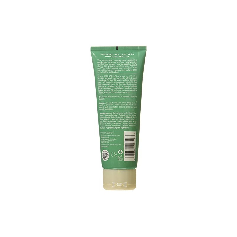 JASON Soothing 98% Aloe Vera Moisturizing Gel (IASC Certified), 4