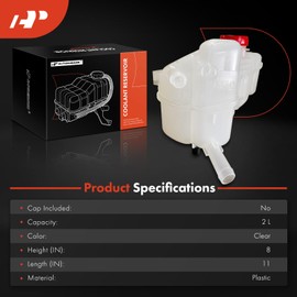 A-Premium Engine Coolant Overflow Recovery Reservoir Tank Compatible with Ford Fusion 2013-2020 & Lincoln MKZ 2013-2020