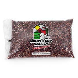 Popcorn County USA | Red Un-Popped Popcorn Kernels | Rich Red Kernels Pop White & Crunchy | Non GMO and Gluten Free | Movie Night Snack | Made in Nebraska | 2 lb Bag (1 Pack, Red)
