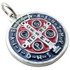 GTBITALY 60.048.31 Medal of Saint Benedict Silver Enamel Size 2