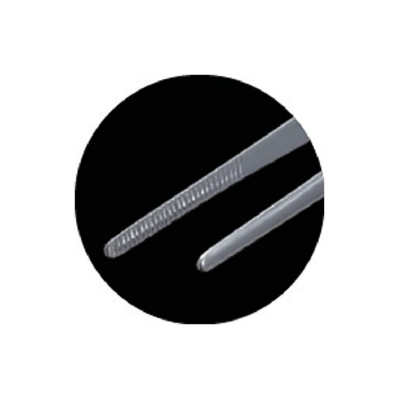 TRUSCO Stainless Steel Tweezers 115, Silver, 4.5 inches (115 mm),