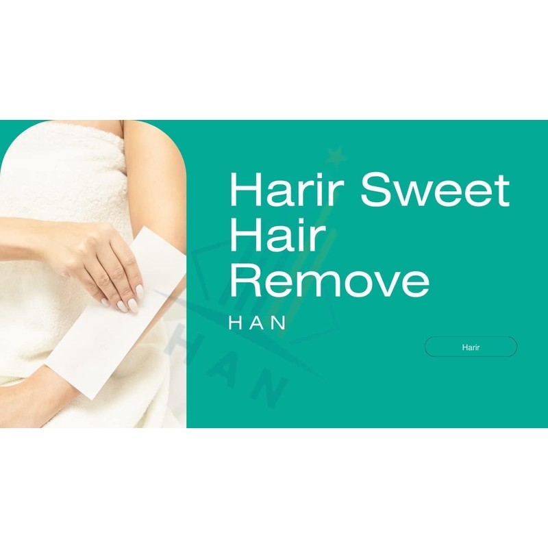 Harir Sweet Packets Sugaring Sugar Wax Hair Removal 100% Natural