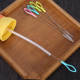 Drinking Straw Brushes,Reusable Straws Cleaning Brush,Bottle Brush Baby Bottle Brush Straw Cleaning Brush,Nylon Brushes Straw Cleaning Brushes Suitable for Baby Bottles Water Cups, Test Tubes (12)