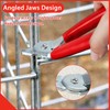 LEONTOOL Hog Ring Pliers 45 Degree Bend Hog Ring Pliers