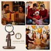 Vadifula Cordless Table Lamp, Rechargeable Wooden Table Lamp with Touch