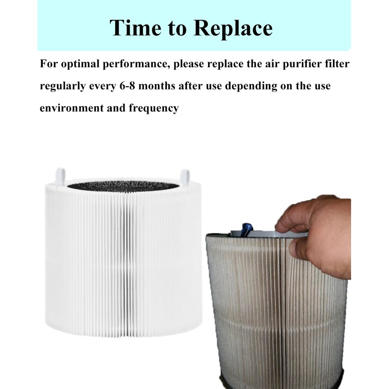 HOSECES F3MAX Air Purifier Filter Replacement for Blueair Blue Max