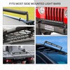 OFFROADTOWN 2 Pack Light Bar Mounting Brackets Side-Mounted Brackets for