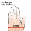 Spares2go Large Hi Visibility Chainsaw Comfort Safety Gloves - Size