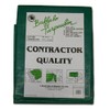 T.W Evans Cordage G1012 10-Feet by 12-Feet Contractor Grade Poly Tarp, Black/Green