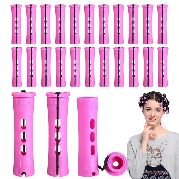 IKOPFLN 20 Pieces Hair Perm Rods Plastic Cold Wave Rods